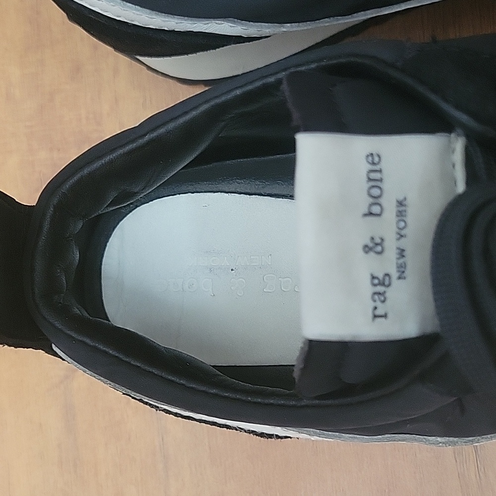 rag & bone sz 6.5 retro runner sneaker - Picture 3 of 8